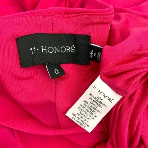 NWOT 11 Honore Jeanne Pink Culotte Pants Size 12 - Picture 3 of 4